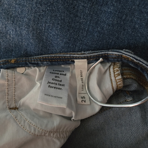 PacSun Women's Classic Blue Boot Cut Low Rise Jeans Size 25 - Picture 3 of 4